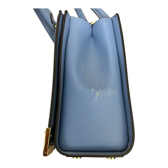 Michael Kors Light Blue Purse with Removable Strap - Picture 5 of 16